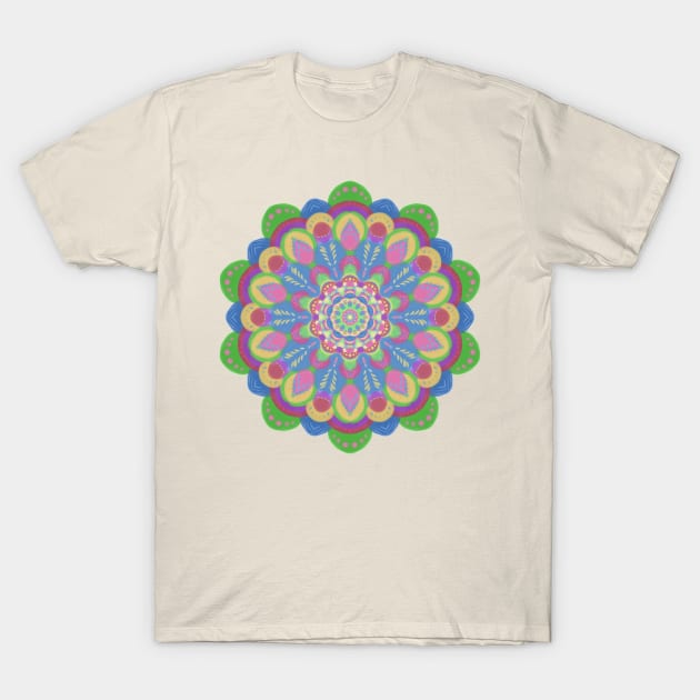 Colorful mandala T-Shirt by RARA_AVIS